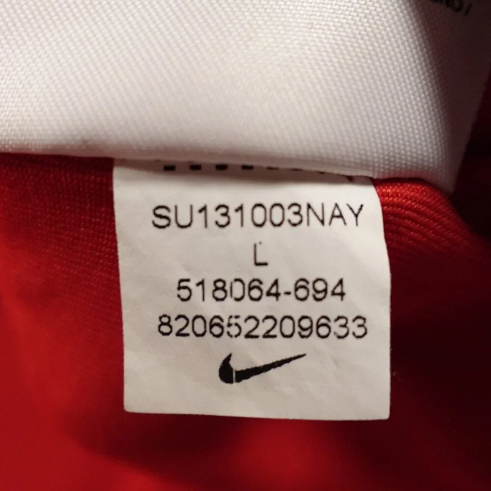 Nike Golf Dri-FIT Tour Performance Sleeveless Polo Red w/‎ Navy Trim Women’s L
